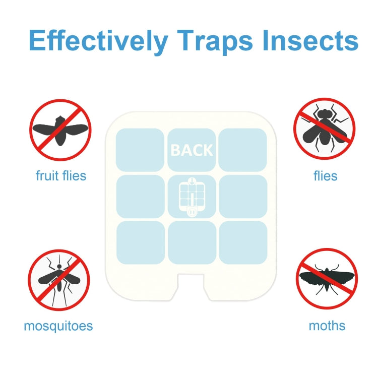 20pcs /Pack Replacement Glue Card for Plug-in Indoor Insect Trap Refills Glue Boards - Traps by PMC TechLife | Online Shopping South Africa | PMC TechLife | Buy Now Pay Later Mobicred