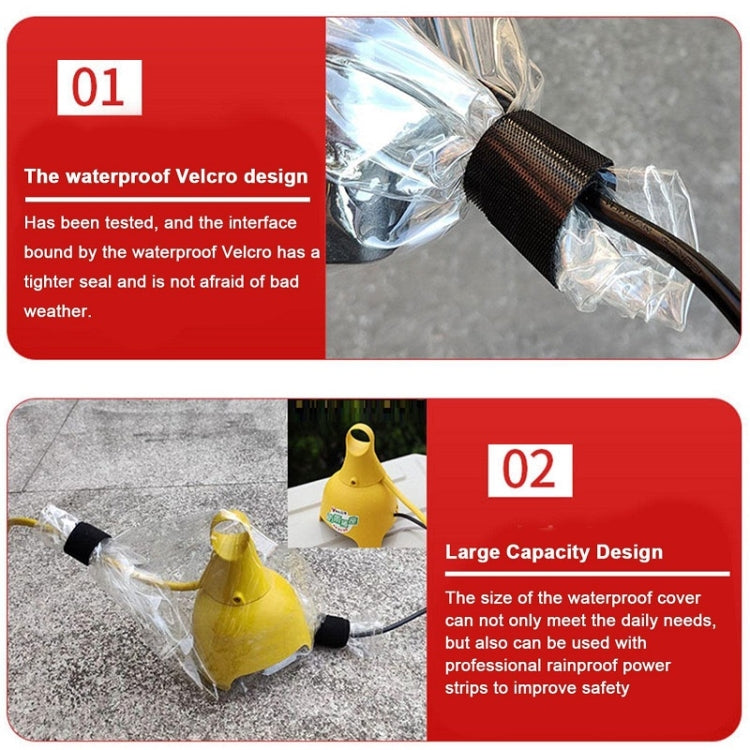 Battery Car Charger Plug Plate Rain Cover, Specification: For Power Strip - Waterproof Covers by PMC TechLife | Online Shopping South Africa | PMC TechLife