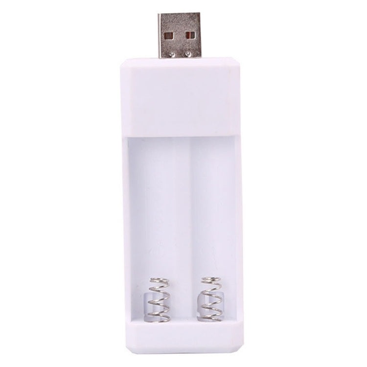 Directly Inserted 2 Slots USB AA / AAA Rechargeable Battery Charger - free shipping - PMC TechLife - Order now!