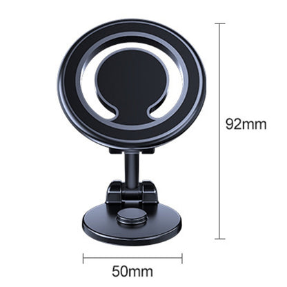 D33 Magnetic Folding Car Phone Holder Rotatable Dashboard Stick-On Navigation Stand - Car Holders by PMC Jewellery | Online Shopping South Africa | PMC Jewellery | Buy Now Pay Later Mobicred