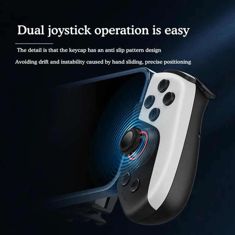 Mobile Phone Gaming Controller with Cooler & 2 Back Button Macro Programmable(Black) - Controller Gamepad by PMC TechLife | Online Shopping South Africa | PMC TechLife