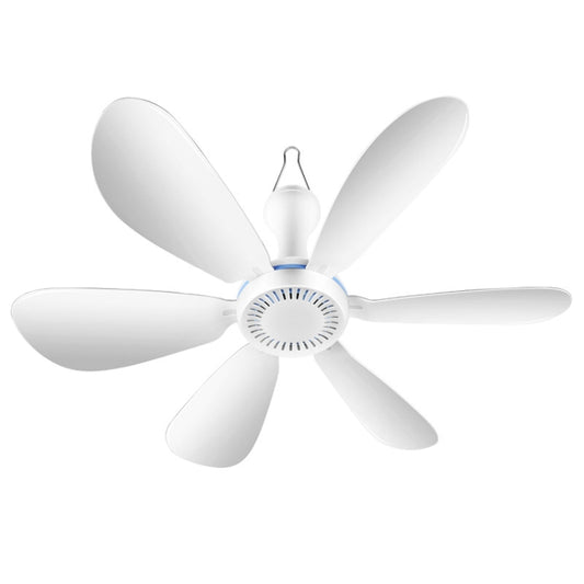 USB Home Dormitory Mute High Wind Power Mini Fan Six Blade Small Ceiling Fan, Style: Single Fan - Electric Fans by PMC Jewellery | Online Shopping South Africa | PMC Jewellery | Buy Now Pay Later Mobicred