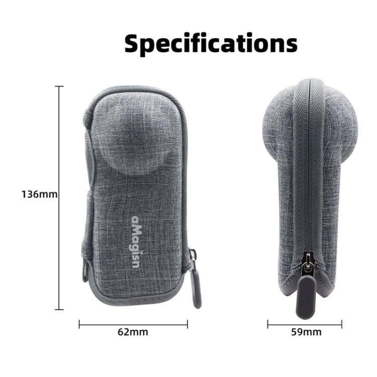 For Insta360 X4 aMagisn Storage Bag  Anti-scratch Carry Case - free shipping - PMC TechLife - Order now!