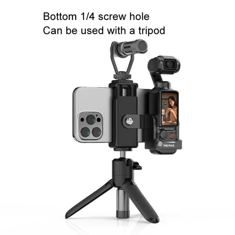 For DJI OSMO Pocket 3 HEPAIL Extended Phone Holder Adapter Protection Bezel - Case & Bags by HEPAIL | Online Shopping South Africa | PMC Jewellery | Buy Now Pay Later Mobicred