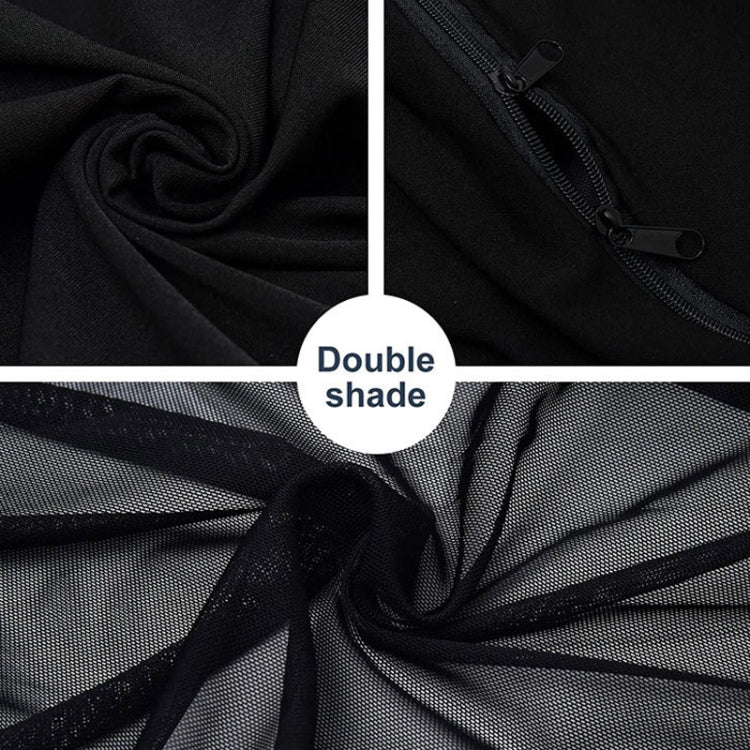 Car Sun Protection Anti-mosquito Window Zipper Sunshade(Rear Window (Left+Right)) - Window Foils & Solar Protection by PMC TechLife | Online Shopping South Africa | PMC TechLife | Buy Now Pay Later Mobicred