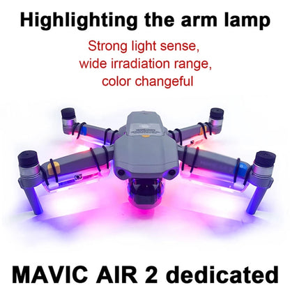For DJI Mavic Air 2 Drone Arm Lights Variable Color LED Lighting - Others by PMC Jewellery | Online Shopping South Africa | PMC Jewellery