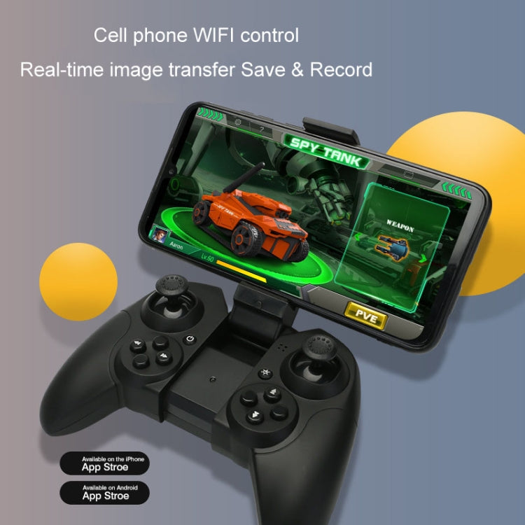 Tank Car Toys 720P HD Camera RC Car With Real-time Surveillance With Remote Controller(Blue) - RC Cars by PMC TechLife | Online Shopping South Africa | PMC TechLife | Buy Now Pay Later Mobicred