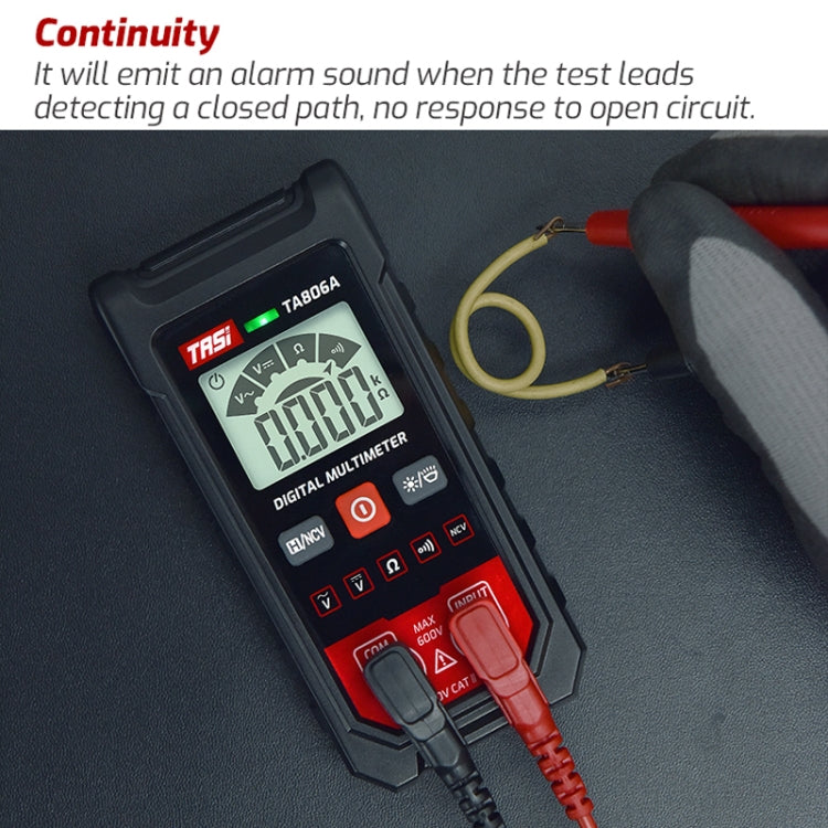 TASI TA806A Fully Automatic Universal Table Home Portable Automatic Recognition Universal Table - Current & Voltage Tester by TASI | Online Shopping South Africa | PMC TechLife | Buy Now Pay Later Mobicred