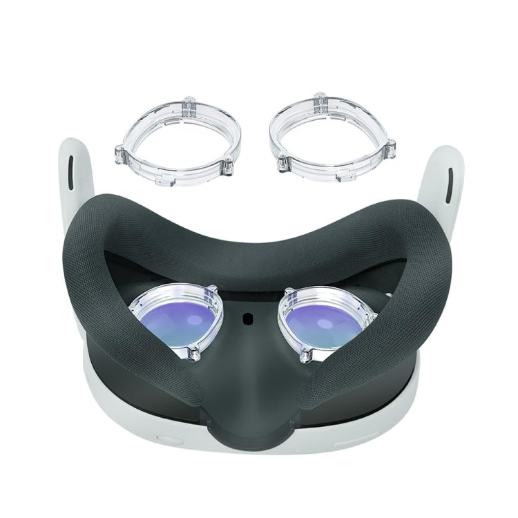 For Meta Quest 3 VR Magnetic Eyeglasses Frame, Spec: Anti Blue Light Lens+Frame Transparent - VR Accessories by PMC TechLife | Online Shopping South Africa | PMC TechLife | Buy Now Pay Later Mobicred
