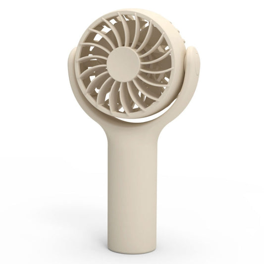 Mini Handheld Small Fan Rechargeable Mute Desktop Portable Fan(Khaki) - Electric Fans by PMC Jewellery | Online Shopping South Africa | PMC Jewellery | Buy Now Pay Later Mobicred