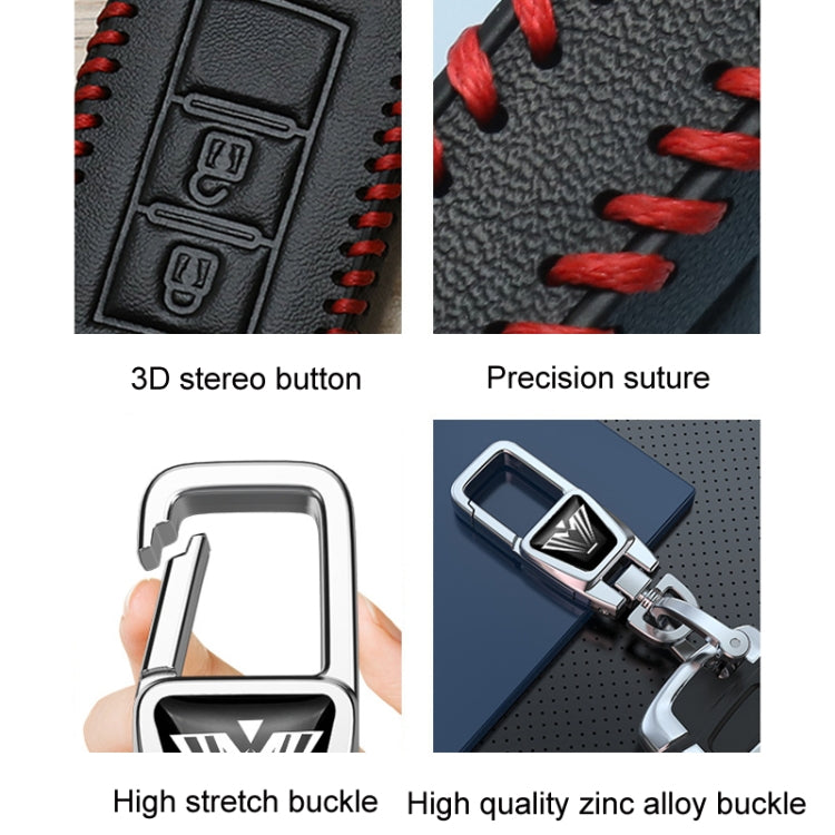 For Volvo Car Key Cover Multifunctional Keychain Anti-lost Number Plate(A) - Car Key Cases by PMC TechLife | Online Shopping South Africa | PMC TechLife | Buy Now Pay Later Mobicred