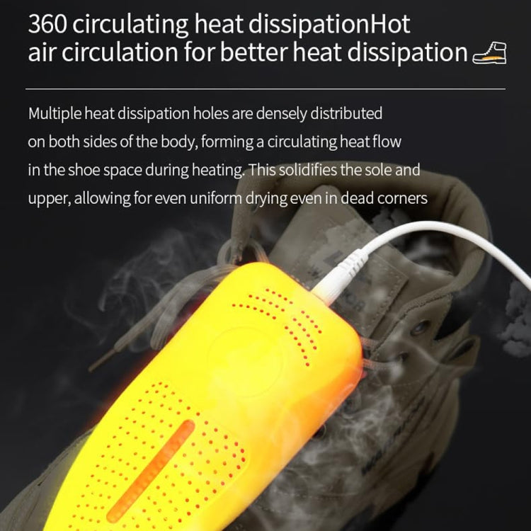 Electric Shoe Dryer with UV Sterilization Powered By 5V USB(White) - free shipping - PMC TechLife - Order now!