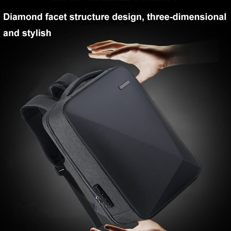 16 inch Large Capacity Password Lock Anti-Theft Laptop Backpack With USB Port(Dark Gray) - Backpack by PMC Jewellery | Online Shopping South Africa | PMC Jewellery | Buy Now Pay Later Mobicred