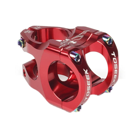 TOSEEK 35mm Aluminum Alloy Stem Bicycle Modification Accessories, Color: Red - Bicycle Grips by TOSEEK | Online Shopping South Africa | PMC Jewellery | Buy Now Pay Later Mobicred