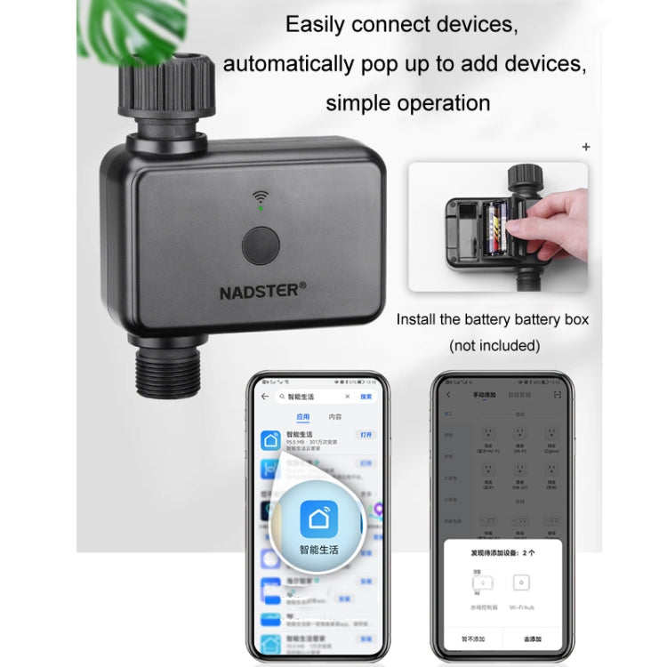 NADSTER US Plug Bluetooth WiFi Remote Automatic Timed Flower Watering Controller, Specification: Single Outlet - free shipping - PMc TechLife - Order now!