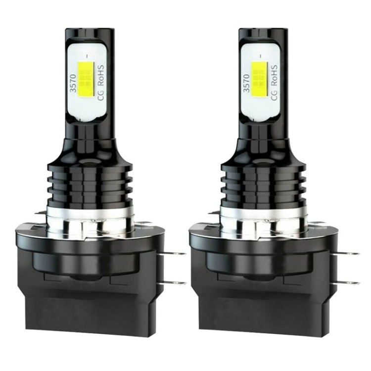 2pcs H11B 3570 2LED 80W Car Headlight Bulbs High Bright Fog Lights(Ice Blue) - Fog / Driving Lights by PMC TechLife | Online Shopping South Africa | PMC TechLife | Buy Now Pay Later Mobicred