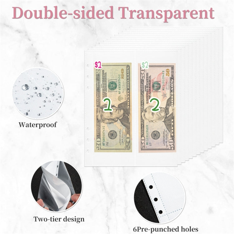 25sheets /Set A5 6 Holes Save Money Challenge Envelopes Replacement Inner Page, Spec: Set 2 - Notebooks by PMc TechLife | Online Shopping South Africa | PMc TechLife | Buy Now Pay Later Mobicred