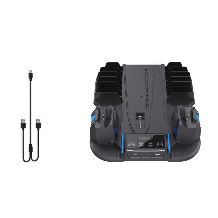 For Sony PS5 Slim PGTECH GP-521 Handle Charging Base Host Cooling Rack With Disc Rack(White) - free shipping - PMC Jewellery - Order now!