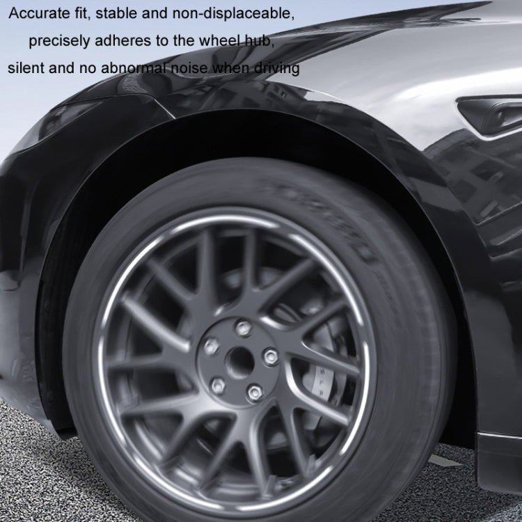For 2024 Tesla Model 3 Half Hemming Luminous Hubcaps(4pcs/ Set) - Wheels Tires & Parts by PMC TechLife | Online Shopping South Africa | PMC TechLife | Buy Now Pay Later Mobicred