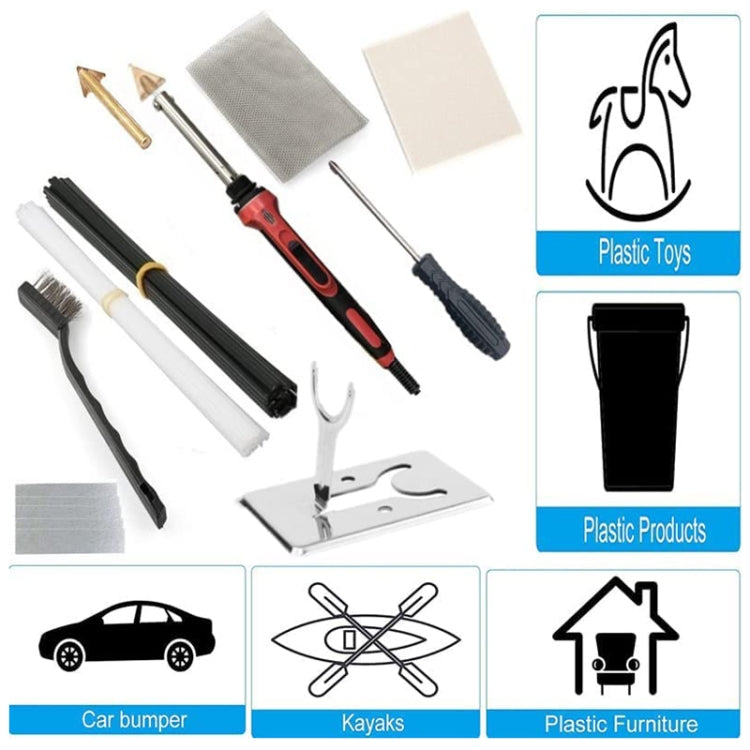 53pcs /Set Plastic Parts Repair Tool Car Bumper Restorating Kit Set, Specification: US Plug - Hand Tool Sets by PMC TechLife | Online Shopping South Africa | PMC TechLife | Buy Now Pay Later Mobicred