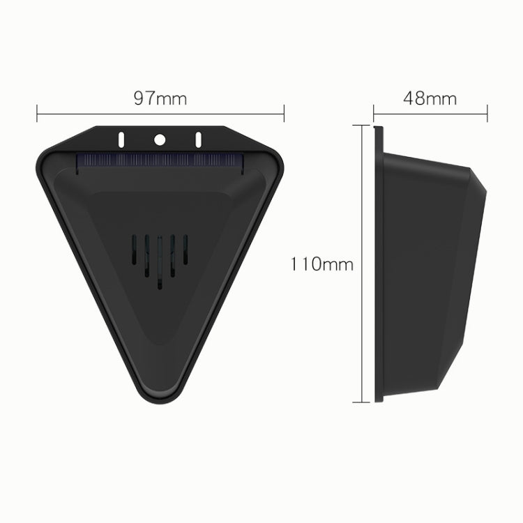 N911Q Solar Bird Repeller Orchard And Fish Pond Animal Repellent(Black) - Outdoor Insect Repellent by PMC TechLife | Online Shopping South Africa | PMC TechLife | Buy Now Pay Later Mobicred