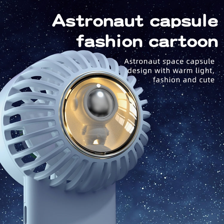 Outdoor Handheld Ice Air Conditioning Fan Astronaut Night Light Semiconductor Cooling Fan(White) - Electric Fans by PMC TechLife | Online Shopping South Africa | PMC TechLife | Buy Now Pay Later Mobicred