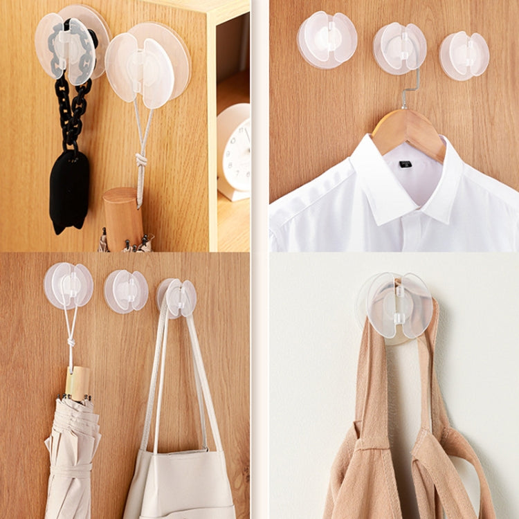 Multi-functional Data Cable Organizer Hole-free Plug Fixer Small Objects Hanger(Transparent) - Cable Organizer by PMC Jewellery | Online Shopping South Africa | PMC Jewellery | Buy Now Pay Later Mobicred