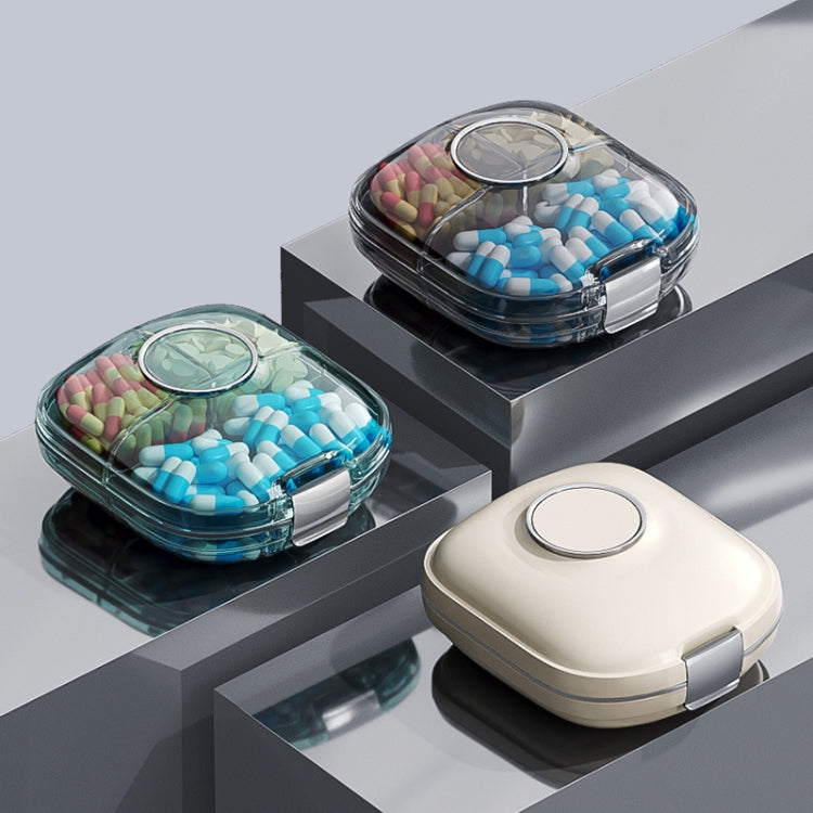 Multi-functional Portable Mini Pill Dispenser Organizer(Transparent Green) - free shipping - PMC TechLife - Order now!