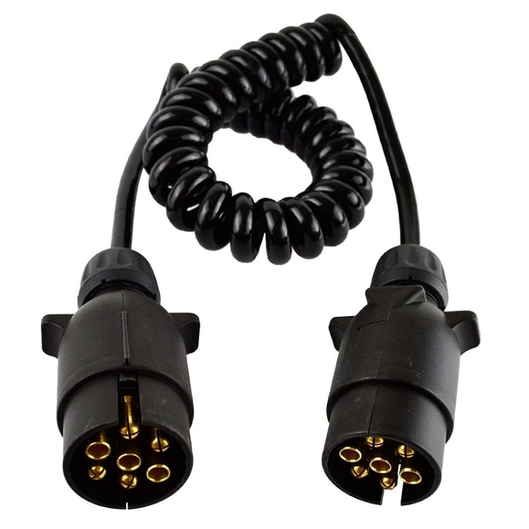 European 7 Pin 12 Volt Car Trailer Connector With Wire(1101) - Terminal connectors by PMC TechLife | Online Shopping South Africa | PMC TechLife | Buy Now Pay Later Mobicred
