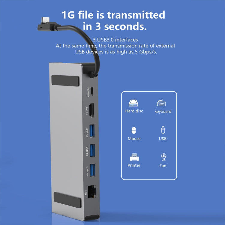 6-in-1 For Steam Deck/ROG Blueendless DS601 Type-C Game Console Base HUB Docking Station - free shipping - PMC Jewellery - Order now!