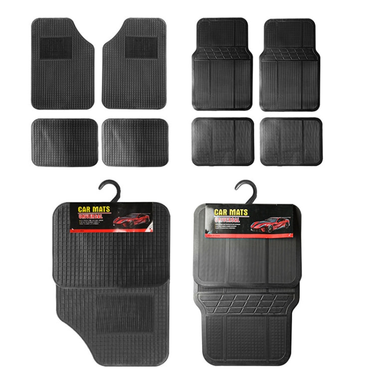 4pcs/Set Car PVC Anti-slip Waterproof Durable Floor Mats(Square) - Floor Mats by PMC TechLife | Online Shopping South Africa | PMC TechLife | Buy Now Pay Later Mobicred