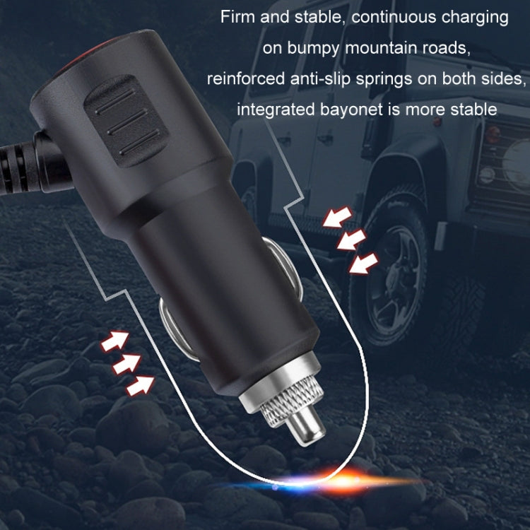 1 to 4 Q3.0 Car Cigarette Lighter Fast Charging 120W Car Conversion Plug(BY-1369) - Car Charger by PMC Jewellery | Online Shopping South Africa | PMC Jewellery | Buy Now Pay Later Mobicred