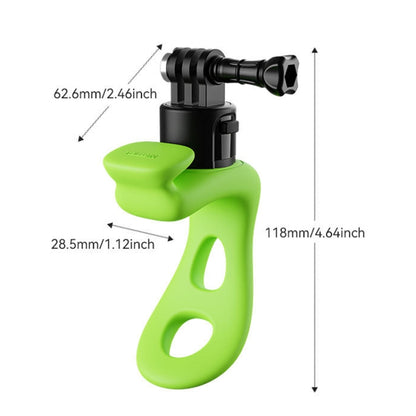 TELESIN TLQ-005 Elastic Quick Release Stand Multi-functional Fixed Silicone Strap Accessories(Green) - Holder by TELESIN | Online Shopping South Africa | PMC Jewellery | Buy Now Pay Later Mobicred