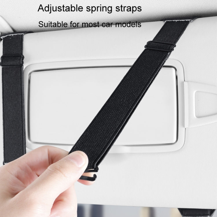 Multi-functional Car Sunshade Sunglasses ID Ticket Storage Bag Car Sun Visor Eyeglasses Case(Grey) - Stowing Tidying by PMC TechLife | Online Shopping South Africa | PMC TechLife | Buy Now Pay Later Mobicred