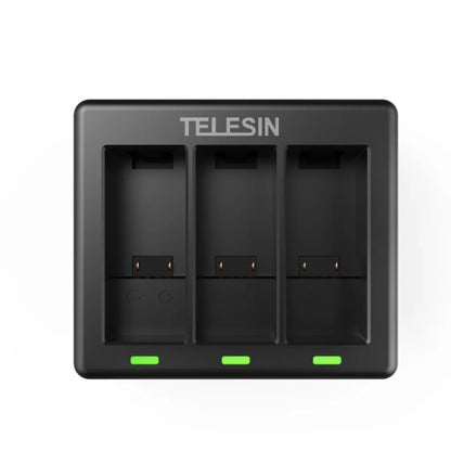 TELESIN GP-BCG-902 Battery 3 Slots Charger For GoPro HERO12 Black / HERO11 Black / HERO10 Black / HERO9 Black - Charger by TELESIN | Online Shopping South Africa | PMC Jewellery | Buy Now Pay Later Mobicred