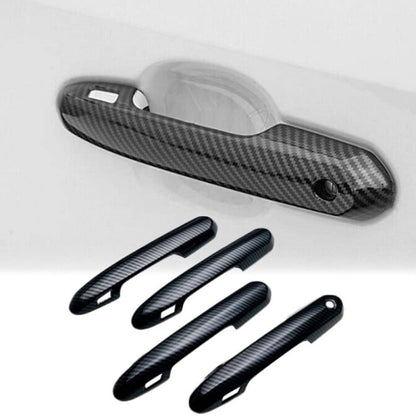 For 2023 Toyota Crown Right-hand Drive Door Handle Protection Cover Decoration(Black) - Decorative Strip by PMC Jewellery | Online Shopping South Africa | PMC Jewellery | Buy Now Pay Later Mobicred