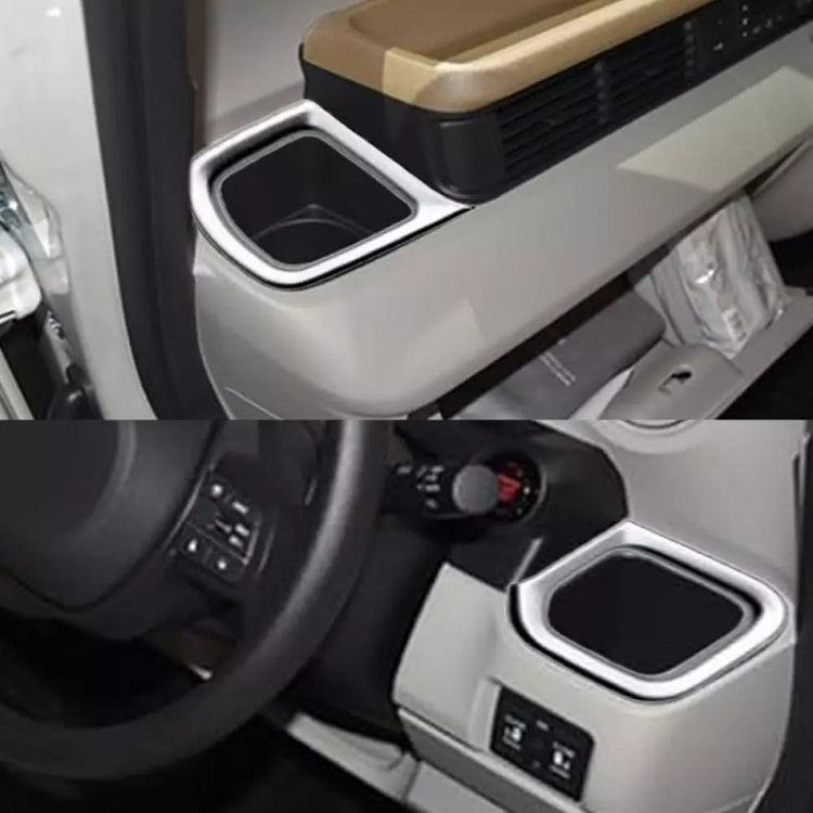 For Honda 2023 N-box JF5/JF6 Right-hand Drive Cup Holder Decorative Frame Patch(Black) - Car Interior Mouldings by PMC TechLife | Online Shopping South Africa | PMC TechLife | Buy Now Pay Later Mobicred