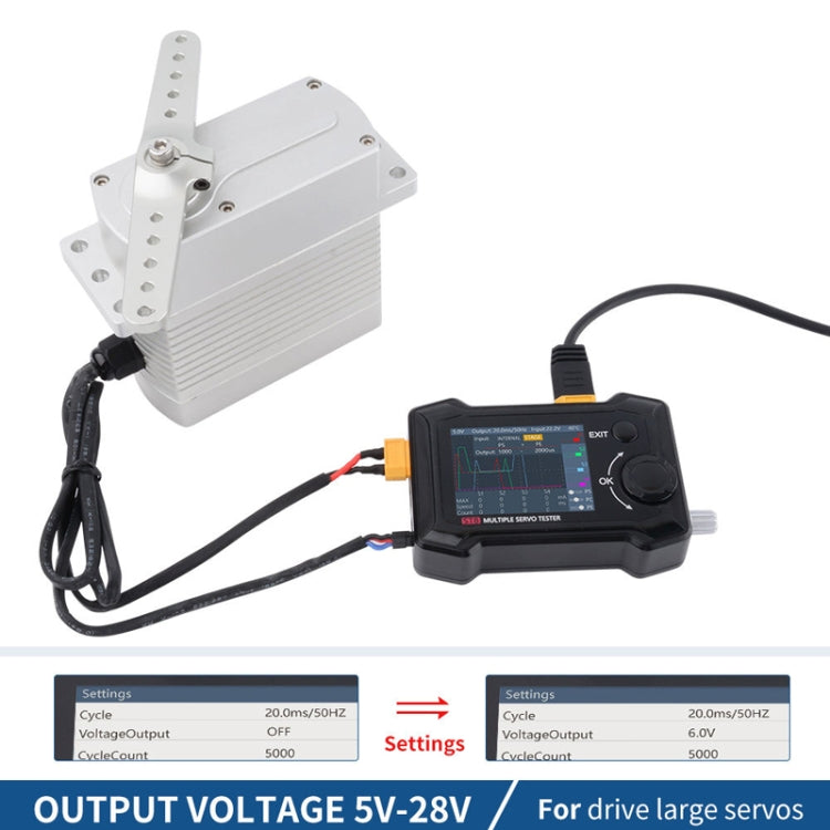 ToolkitRC ST8 Multi-Channel Servo Tester Signal Test Current Collector(Black) - free shipping - PMC Jewellery - Order now!