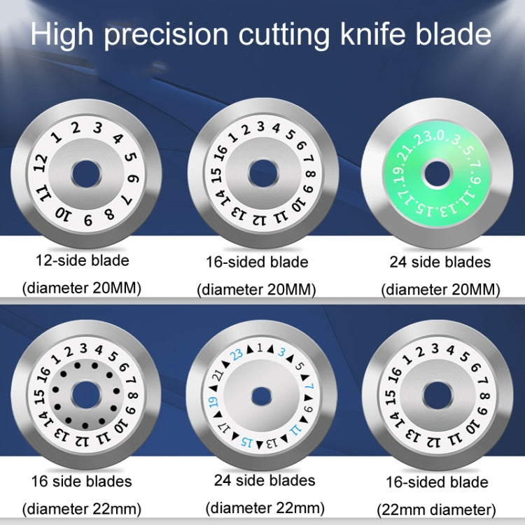 22mm 16 Rotating Surface Fiber Optic Cutting Knife Replacement Tungsten Steel Blade - Lan Cable and Tools by PMc TechLife | Online Shopping South Africa | PMc TechLife | Buy Now Pay Later Mobicred