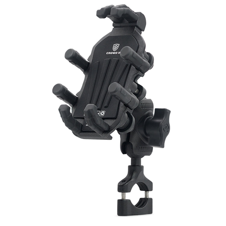 Outdoor Motorcycle Aluminum Alloy Shock-absorbing Mobile Phone Holder(Handlebar Model) - Holder by PMC TechLife | Online Shopping South Africa | PMC TechLife | Buy Now Pay Later Mobicred