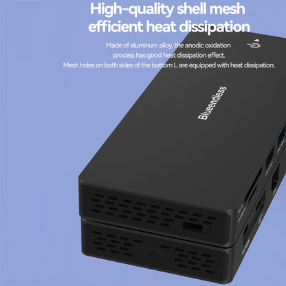 Blueendless 12-In-1 HD Multifunctional Docking Station 10Gbps Splitter With Switch(8K+4K HDMI x 2) - USB HUB by Blueendless | Online Shopping South Africa | PMC Jewellery | Buy Now Pay Later Mobicred