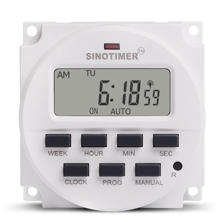 SINOTIMER TM618SH  1 Second Interval Digital LCD Timer Switch Programmable Time Relay 12V - Switch by SINOTIMER | Online Shopping South Africa | PMC Jewellery | Buy Now Pay Later Mobicred