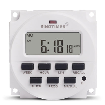 SINOTIMER TM618N-4 12V 7 Days Weekly Programmable Digital Electronic Timer Switch - Switch by SINOTIMER | Online Shopping South Africa | PMC Jewellery | Buy Now Pay Later Mobicred