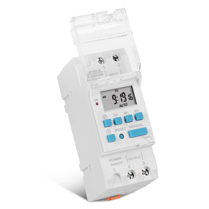 SINOTIMER TM919HK 85-265V AC 16A DIN Rail 4 Pins Voltage Output Digital Switch Timer Automatic Cycle Timing Controller - Switch by SINOTIMER | Online Shopping South Africa | PMC Jewellery | Buy Now Pay Later Mobicred