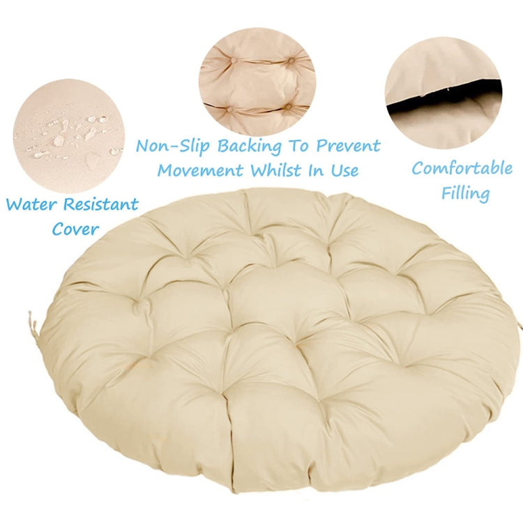 110x110cm Multifunctional Round Thickened Soft Hammock Cradle Cushion(White) - Cushions & Pillows by PMc TechLife | Online Shopping South Africa | PMc TechLife | Buy Now Pay Later Mobicred