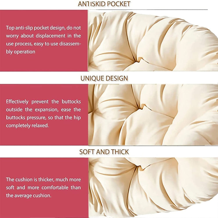 100x100cm Multifunctional Round Thickened Soft Hammock Cradle Cushion(White) - Cushions & Pillows by PMc TechLife | Online Shopping South Africa | PMc TechLife | Buy Now Pay Later Mobicred