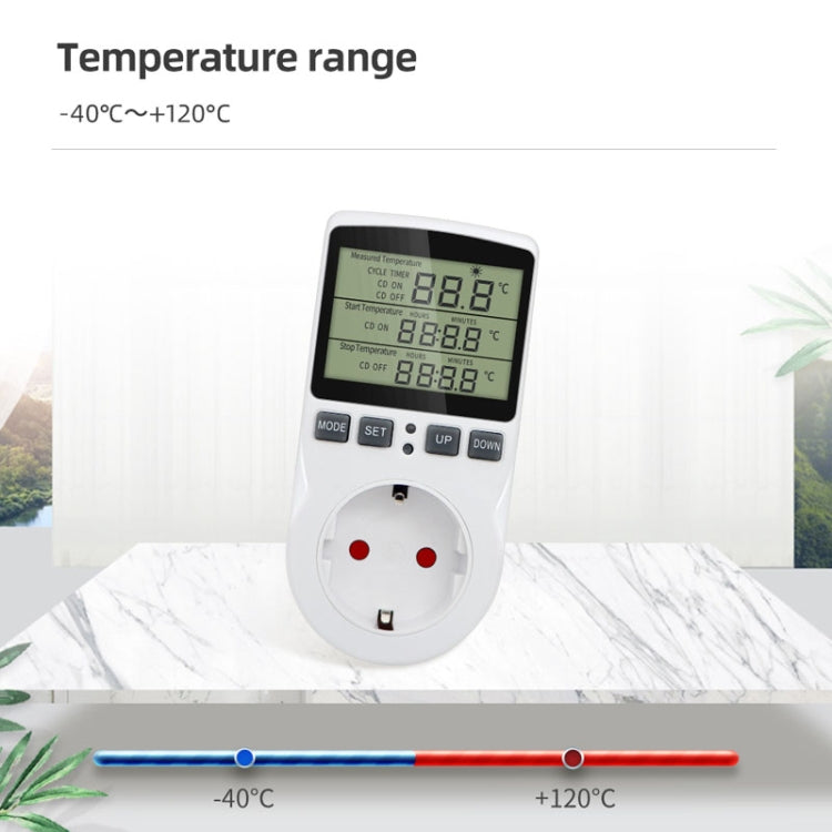 Intelligent Digital Thermostat Countdown Temperature Control Switch Socket Timing Temperature Controller(UK) - Smart Socket by PMC Jewellery | Online Shopping South Africa | PMC Jewellery | Buy Now Pay Later Mobicred