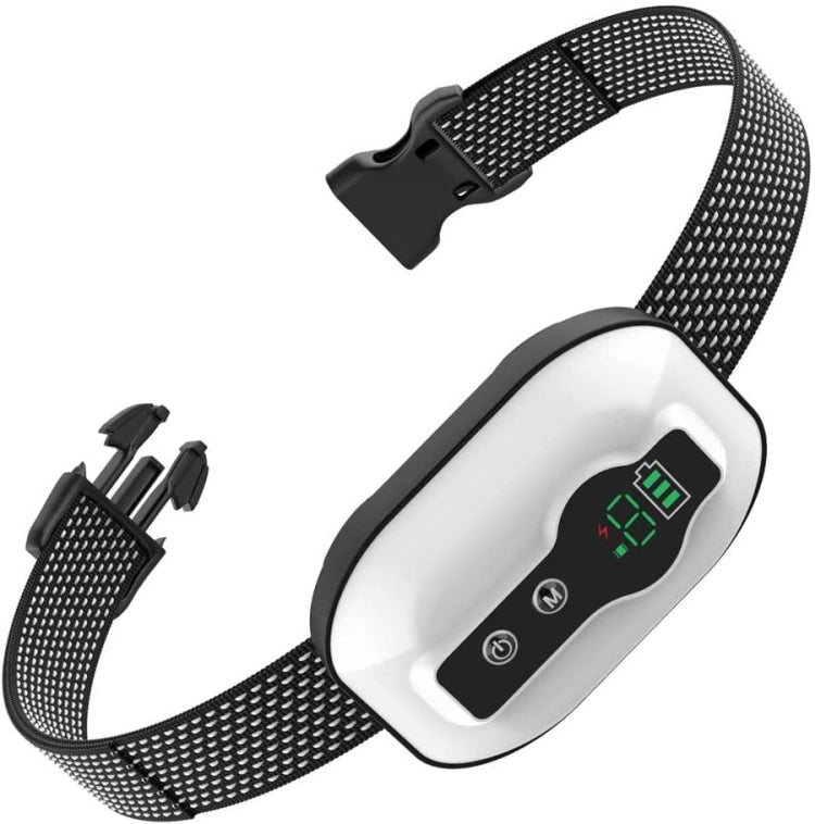Anti-False Triggering Dog Bark Collar Waterproof Bark Stopper with 5 Adjustable Sensitivity(White) - Training Aids by PMC TechLife | Online Shopping South Africa | PMC TechLife | Buy Now Pay Later Mobicred