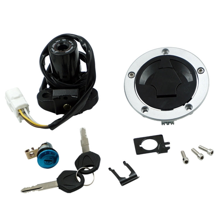 For Kawasaki ZX-6R/Z1000 Lock Ignition Fuel Tank Cap Set - free shipping - PMC TechLife - Order now!
