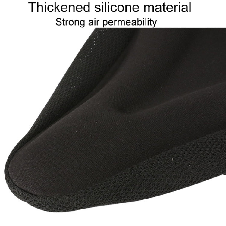 Mountain Bike Silicone Saddle Cover Cycling Stereo Saddle Gear(Black) - Bicycle Saddle by PMC TechLife | Online Shopping South Africa | PMC TechLife | Buy Now Pay Later Mobicred